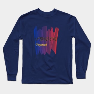 Baybayin word Pagudpud Long Sleeve T-Shirt